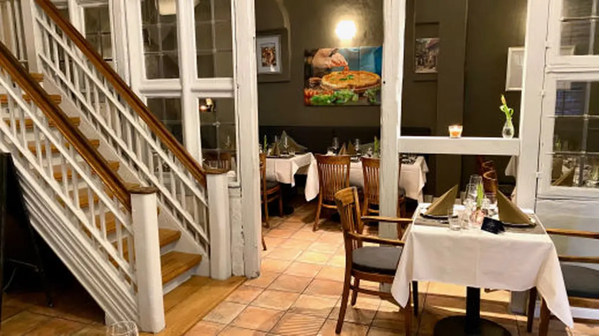 Weinglas im il Sapore Ristorante Lüneburg