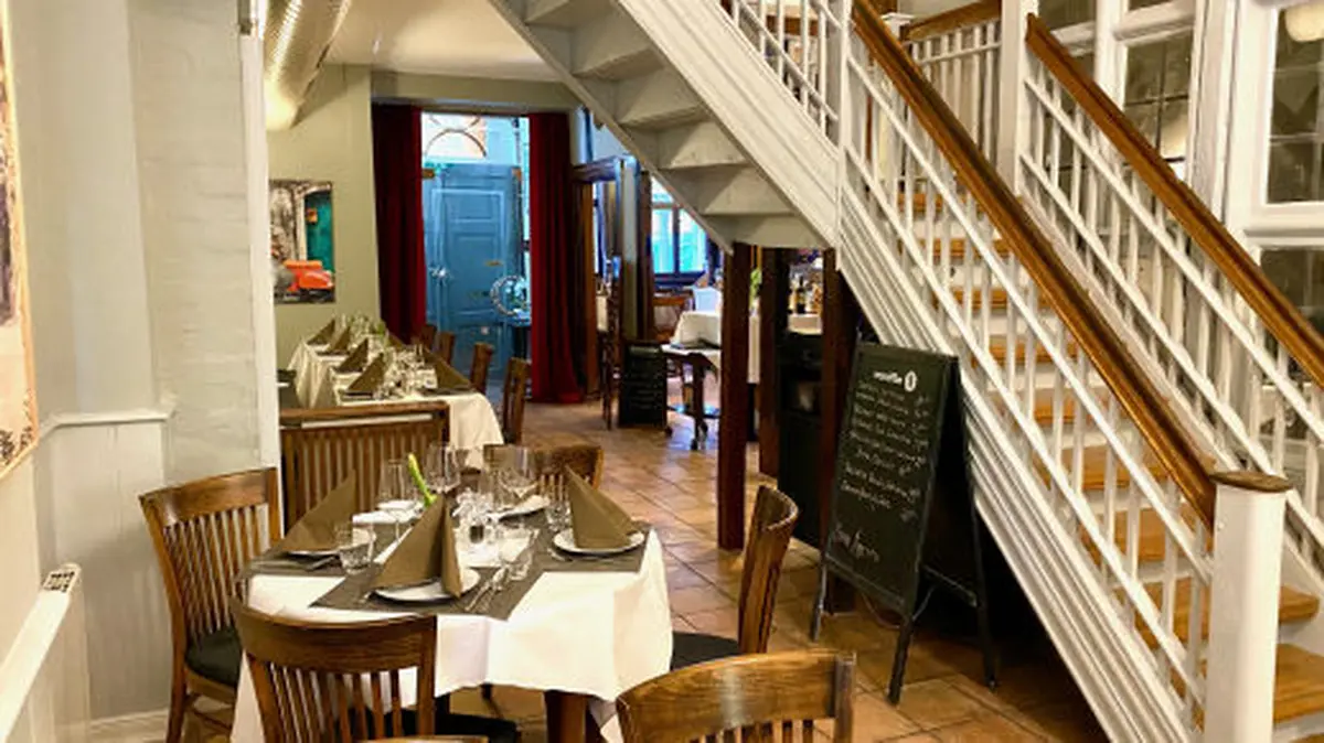 Gedeckter Tisch im il Sapore Ristorante Lüneburg
