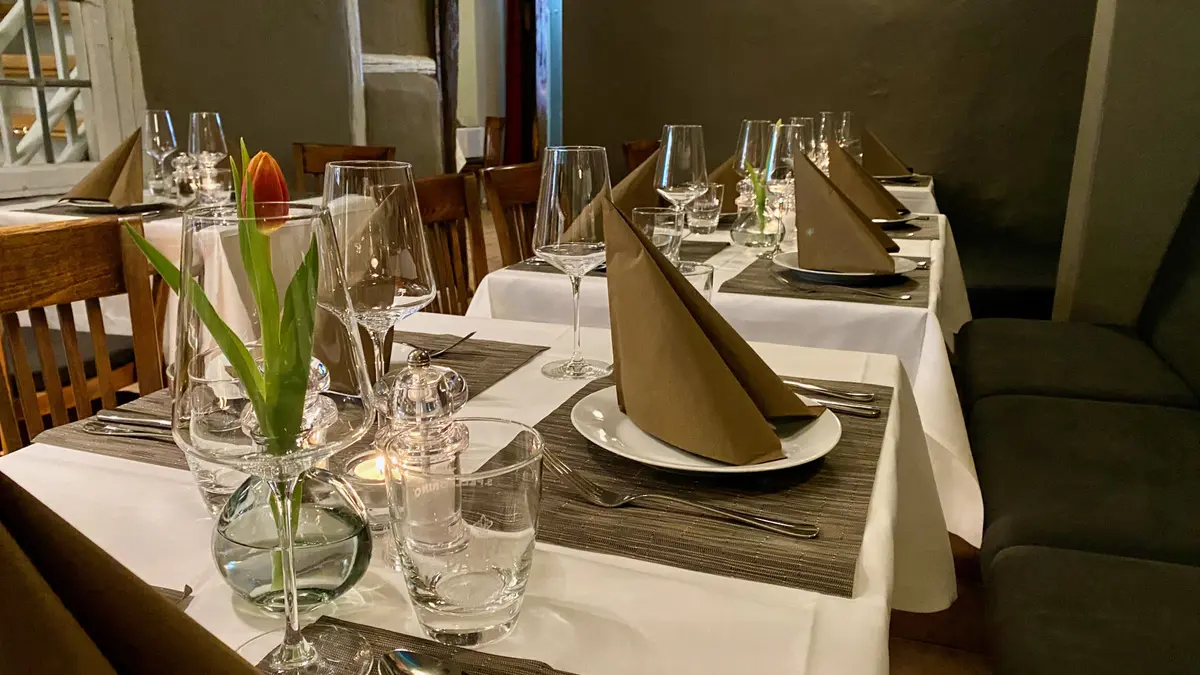 Tische im il Sapore Ristorante Lüneburg